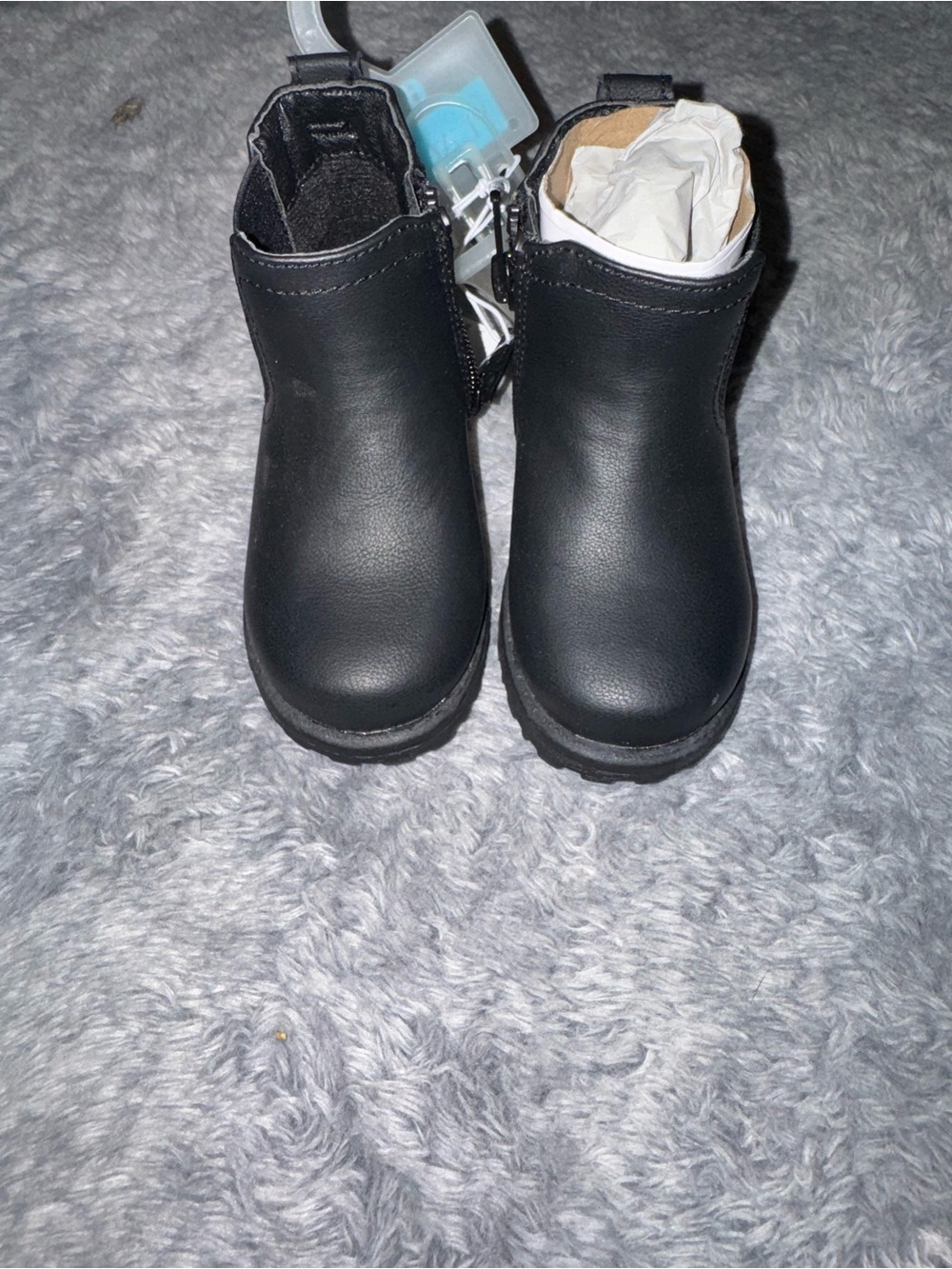 The Children's Place Black Kids Pull-On Chelsea Boots